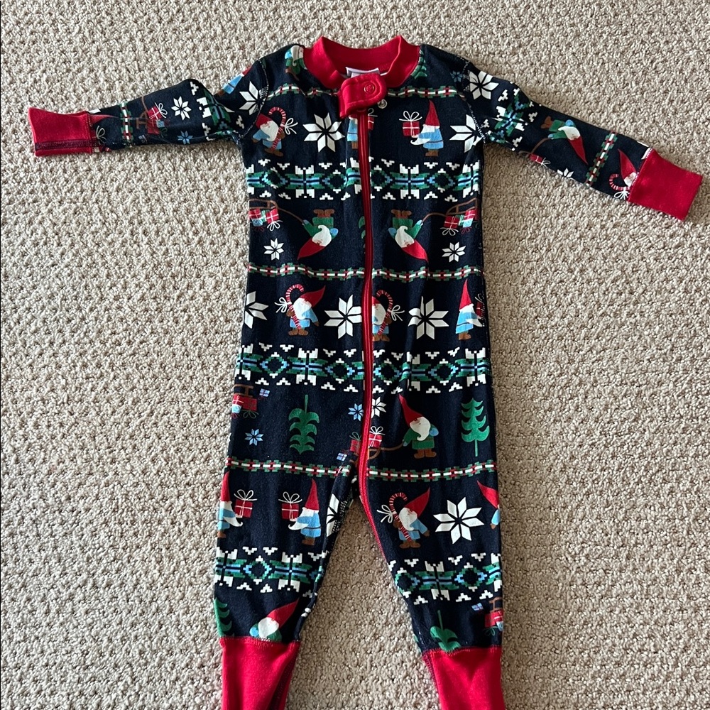 6-12 months Hanna Andersson Christmas pajamas